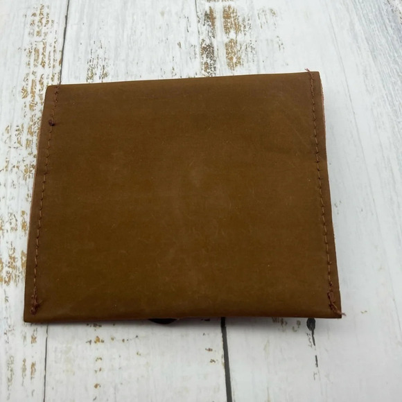 BE HERE NOW Ram Dass Quote Handmade Pendant, Necklace, Wood and Leather, NWOT - Picture 9 of 9